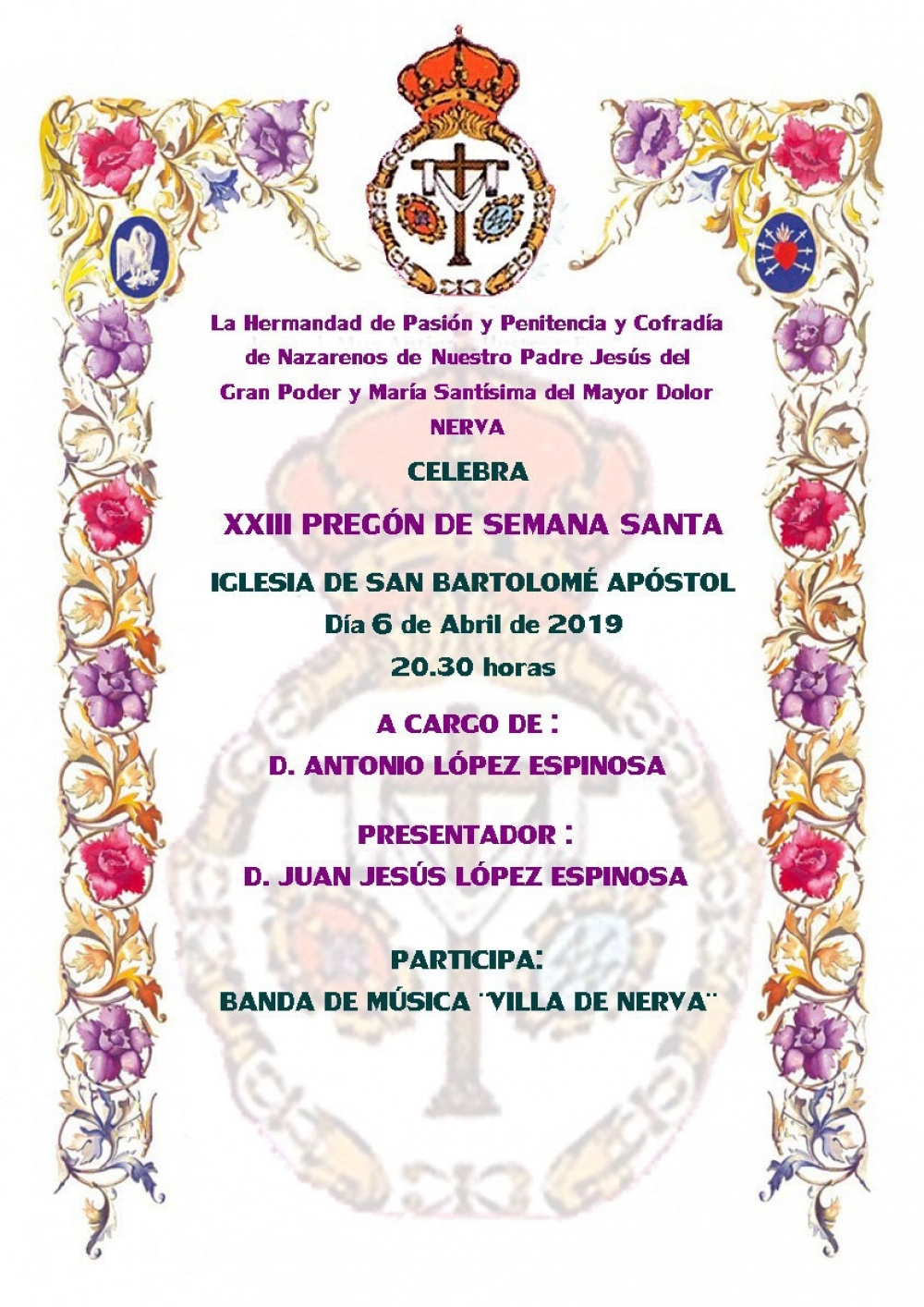 XXIII Pregón Semana Santa Nerva