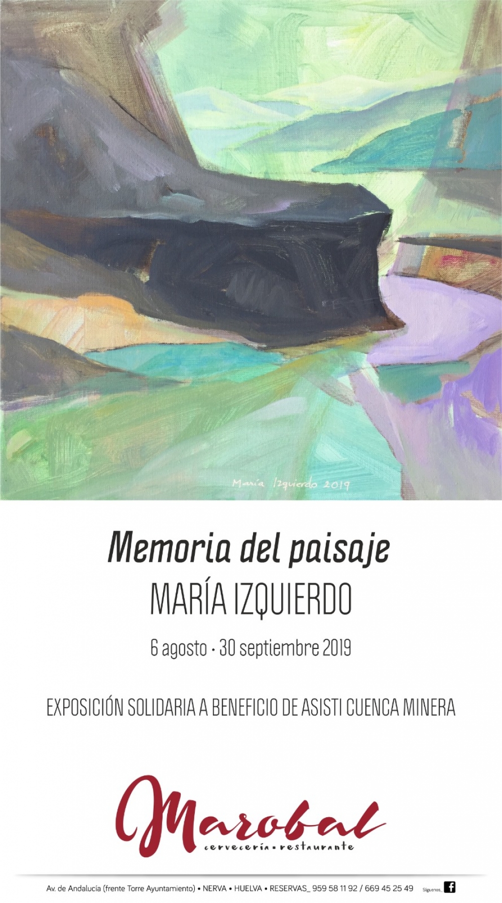 María Izquierdo expone Memorias del Paisaje