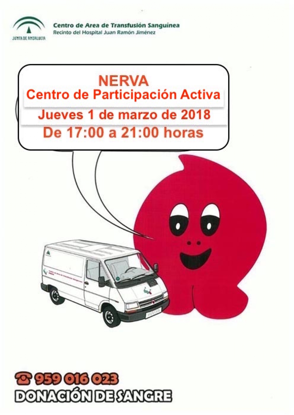 Donación Colectiva de Sangre en Nerva