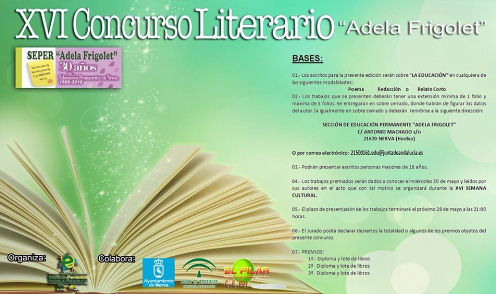 XVI Concurso de Literatura