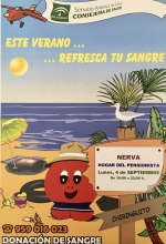 Donación  colectiva de sangre en Nerva
