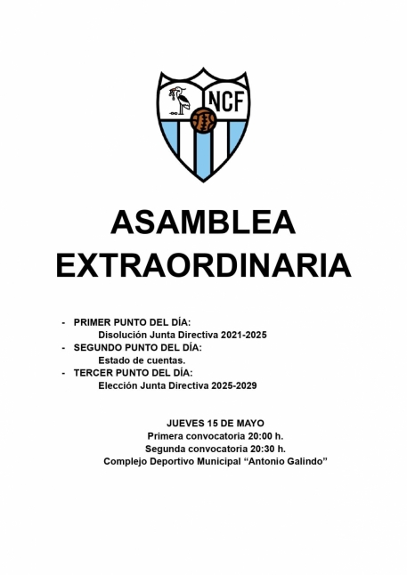 Asamblea Extraordinaria Nerva CF