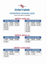 Horario Autobuses Verano 2025