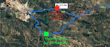 Corte de carretera