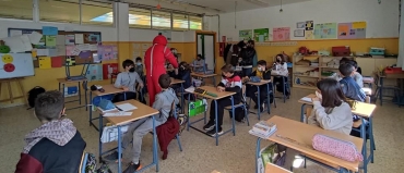 Un astronauta en el cole