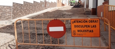 Obras en calle Echegaray