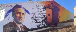 Mural dedicado a Morón