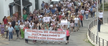 Manifestación Hospital Riotinto