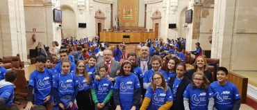 X Pleno Infantil de Andalucía en el Parlamento