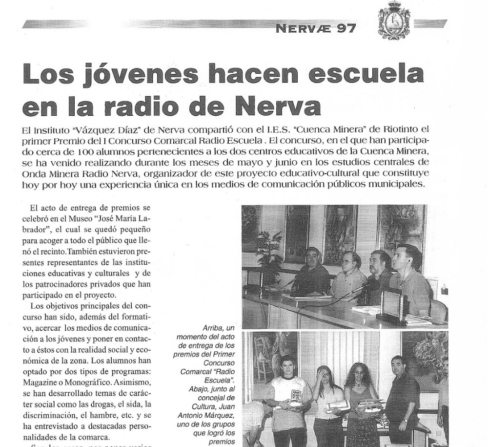 I Concurso Comarcal Radio Escuela