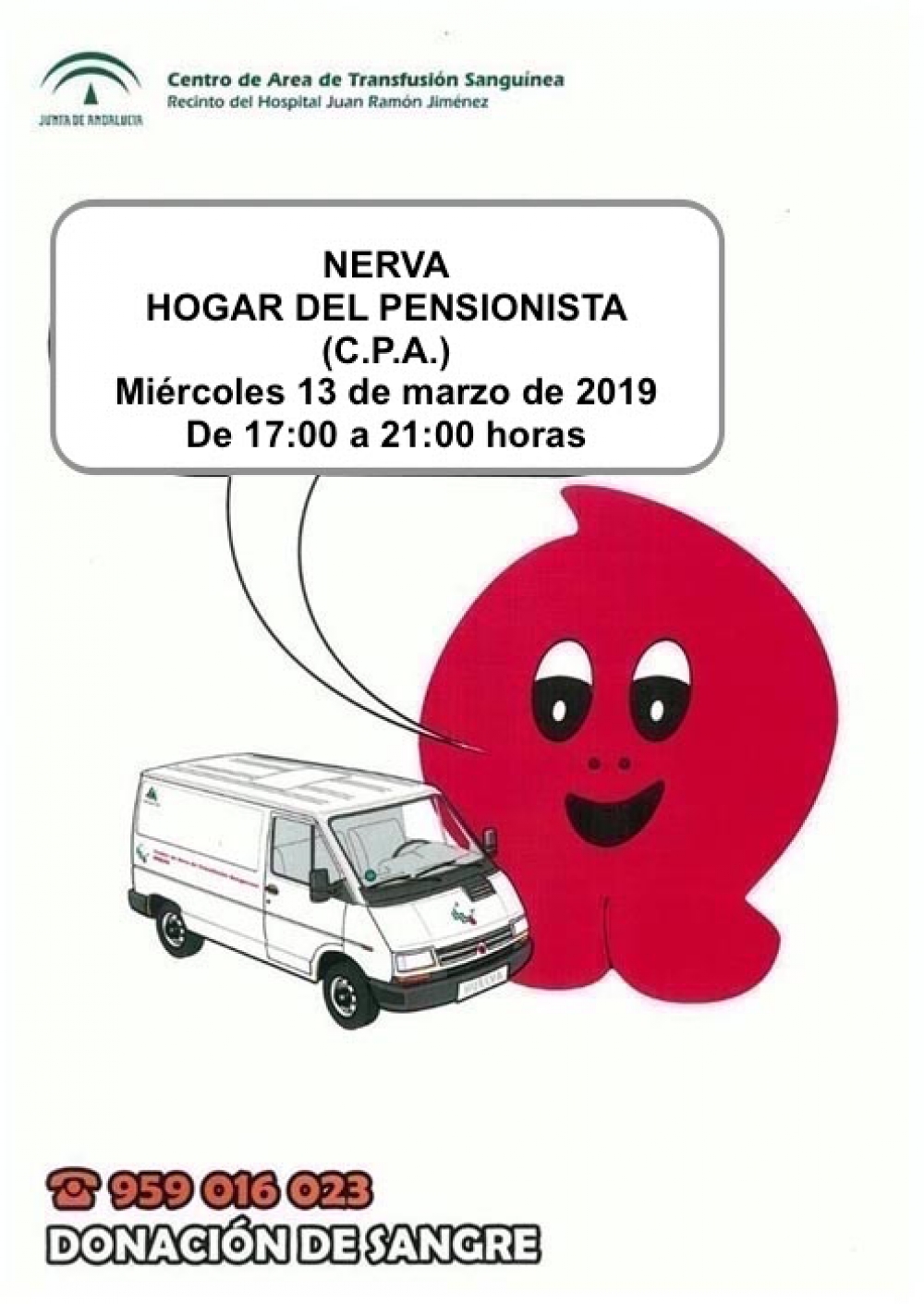 Donación de Sangre en Nerva