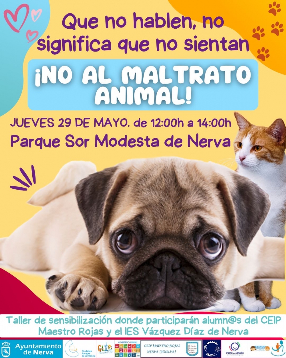 No al maltrato animal