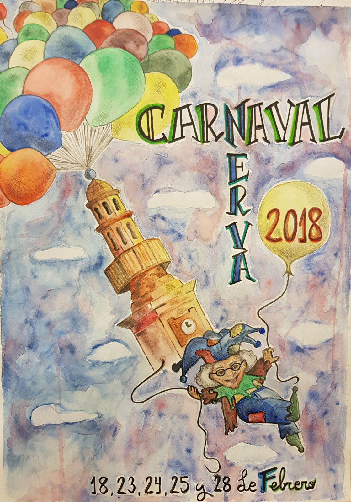 Cartel Carnaval Nerva 2018